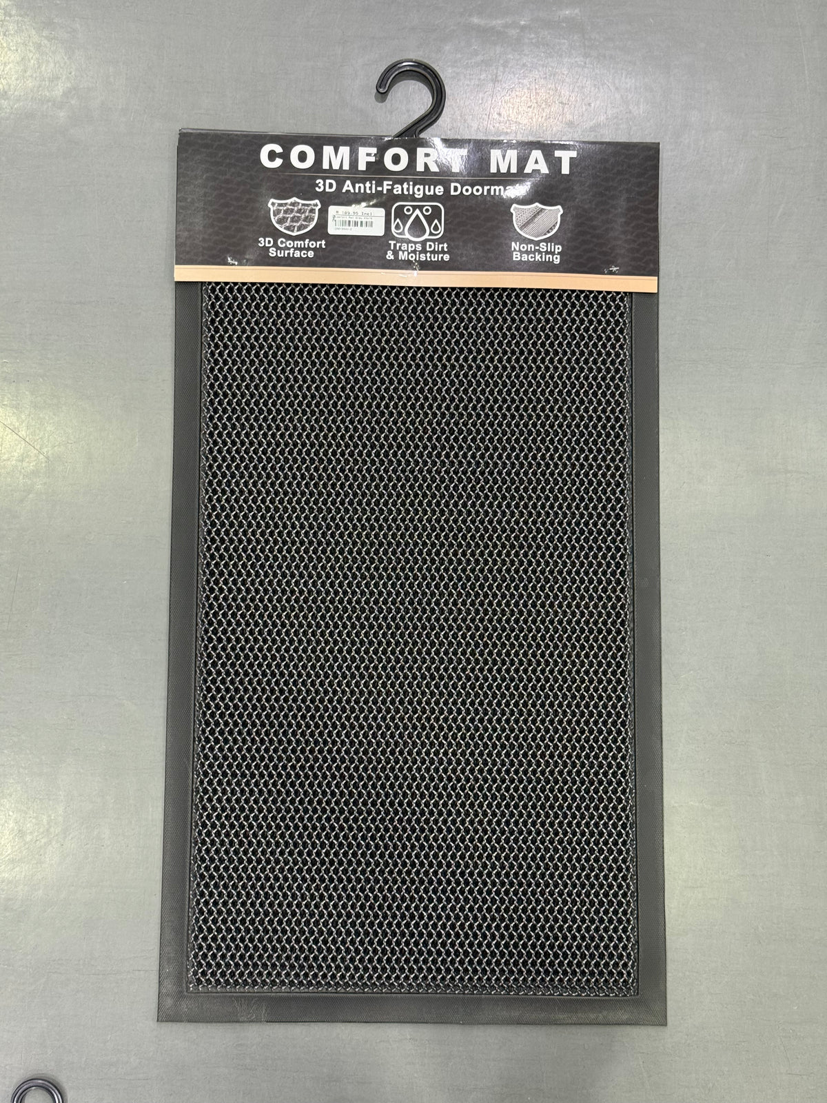 Grime Buster Comfort Door Mat Grey 43x76cm