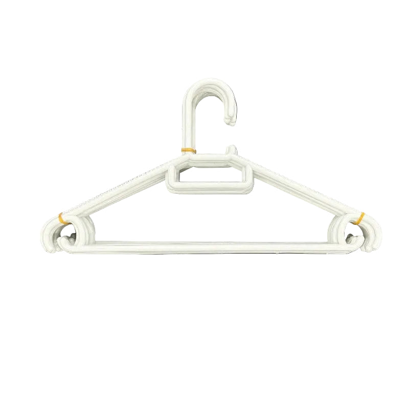 Plastic Hangers 10 Pack White