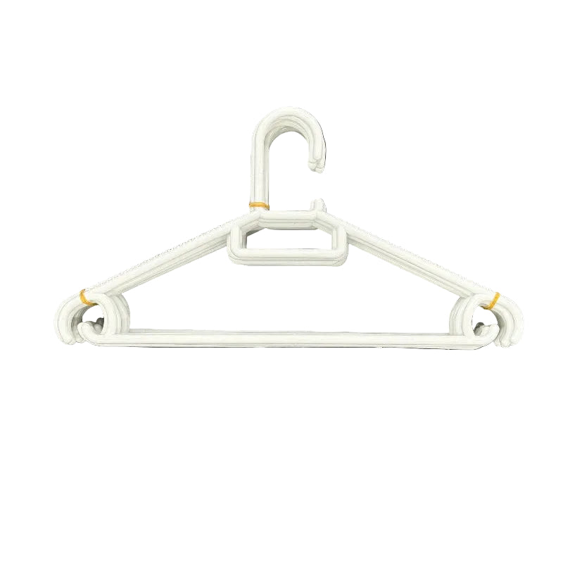 Plastic Hangers 10 Pack White