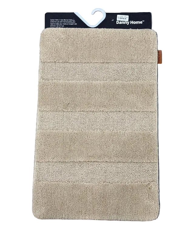 Danny Home Bath Mat 1-Piece Non-slip 80x50cm Beige RM32-03