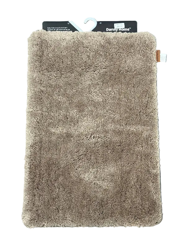 Danny Home Bath Mat 1-Piece Non-Slip 60x90cm Stone RM07-01
