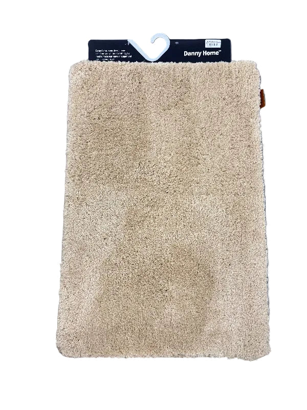 Danny Home Bath Mat 1-Piece Non-Slip 60x90cm Beige RM07-04