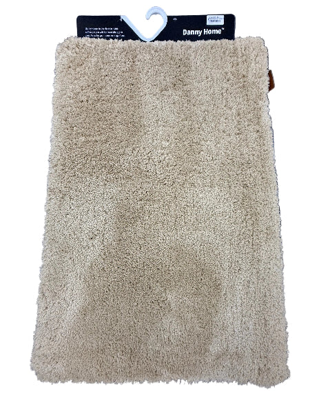 Danny Home Bath Mat 1-Piece Non-Slip 60x90cm Beige RM07-04