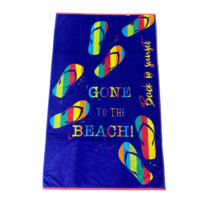 Glodina Beach Towel 90x150 Flipflop Sunset F17555