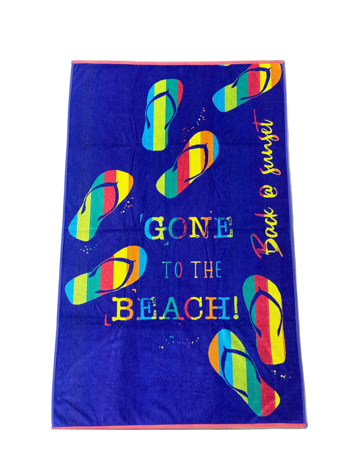 Glodina Beach Towel 90x150 Flipflop Sunset F17555