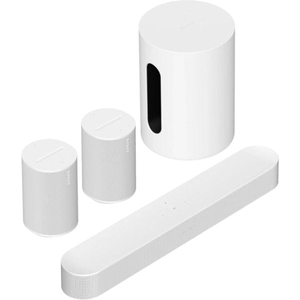SONOS IMMERSIVE SET WITH BEAM + SUB MINI + 2X ERA 100.