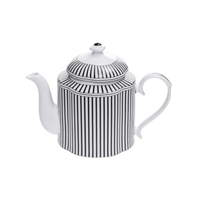 Jenna Clifford Ivory Noir Teapot 1200ml JC-7384