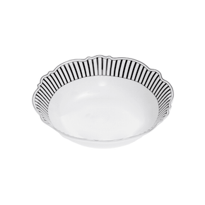Jenna Clifford Ivory Noir Cereal Bowl 18cm Set of 4