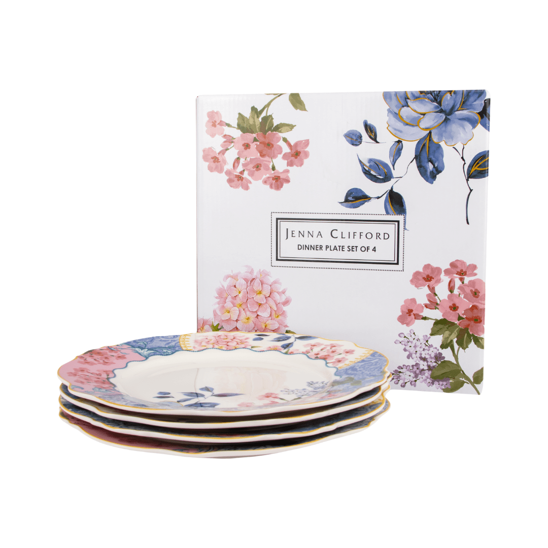 Jenna Clifford Belle Fleur Dinner Plate Set of 4 JC-7394.