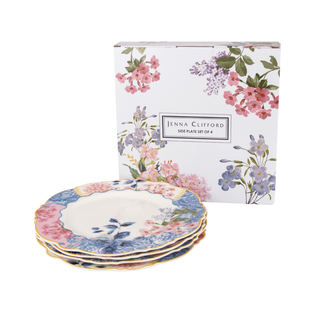 Jenna Clifford Belle Fleur Side Plate Set of 4 JC-7395.