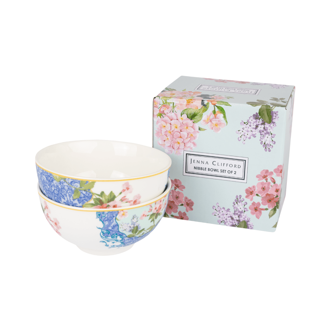 Jenna Clifford Belle Fleur Nibble Bowl Set of 2 JC-7404.