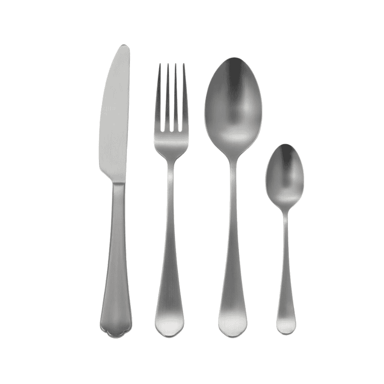Jenna Clifford Modera 16-Piece Cutlery Set Matte Silver JC-7406