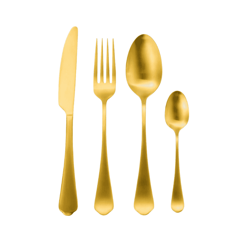 Jenna Clifford Modera 16-Piece Cutlery Set Matte Gold JC-7408.