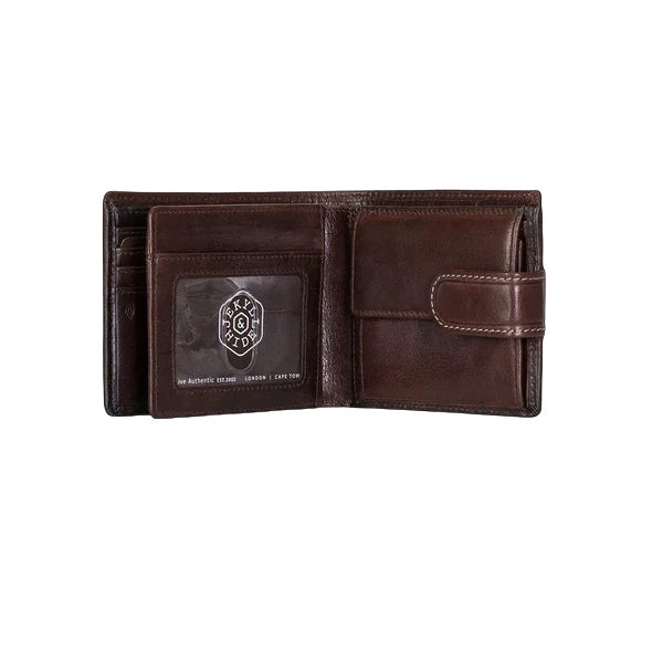 Jekyll & Hide Oxford Billfold Wallet With Coin And Id Window - 2790