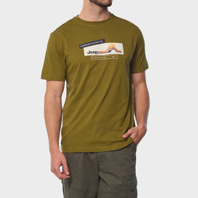 Jeep Men's Fashion Graphic Tee Olive (7991823925337)