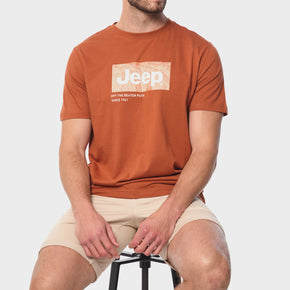 Men's Fashion Graphic Tee Orange (8015188033625)
