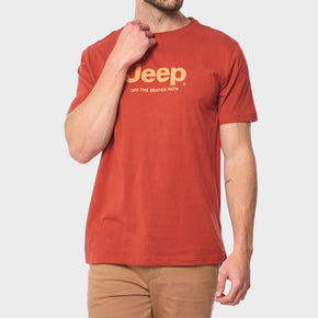Jeep Men's Core Logo Tee Orange (7991830085721)