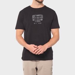 Jeep Men's Core Logo Grill Tee Black (7991800528985)