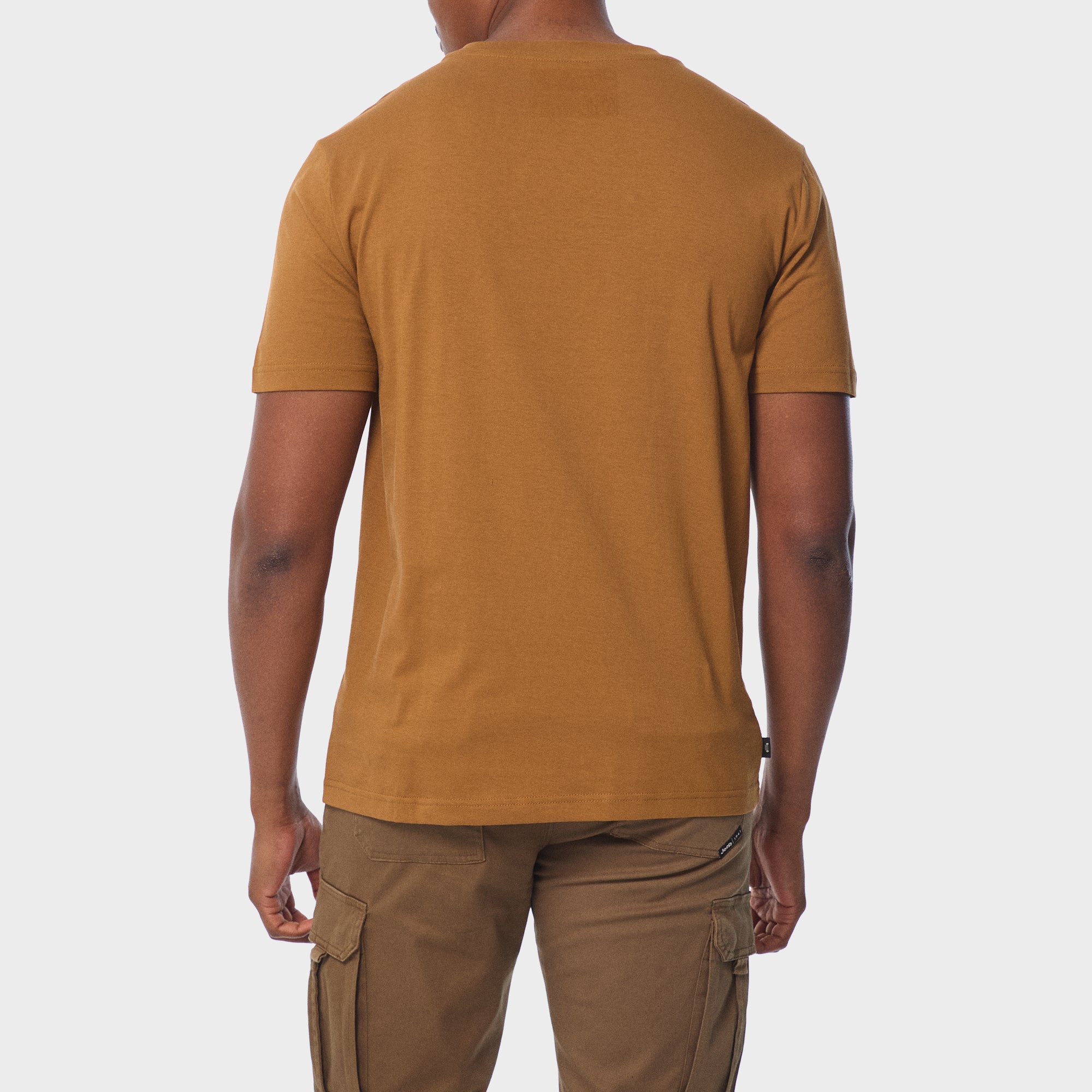 Jeep Men's Core Logo Tee Brown (7991828021337)