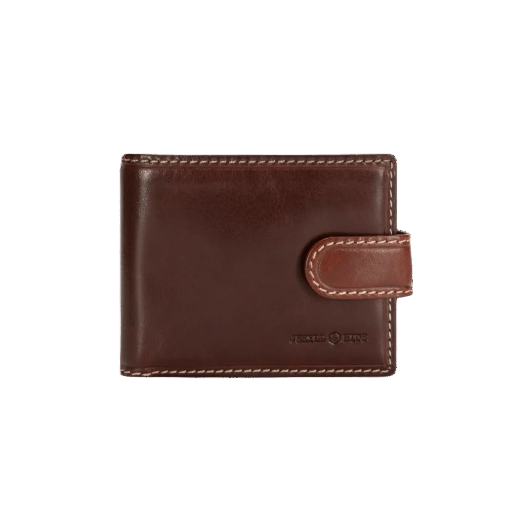 Jekyll & Hide Oxford Billfold Wallet With Coin And Id Window - 2790