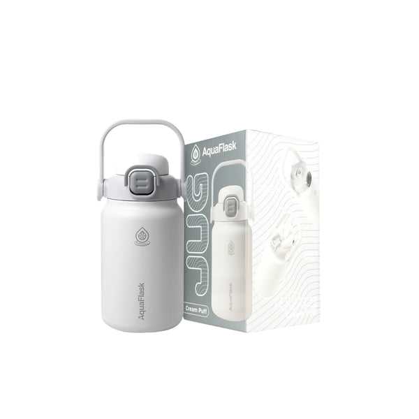 Aquaflask Jug 1.18 Liter Flask Cream Puff White AF-W118