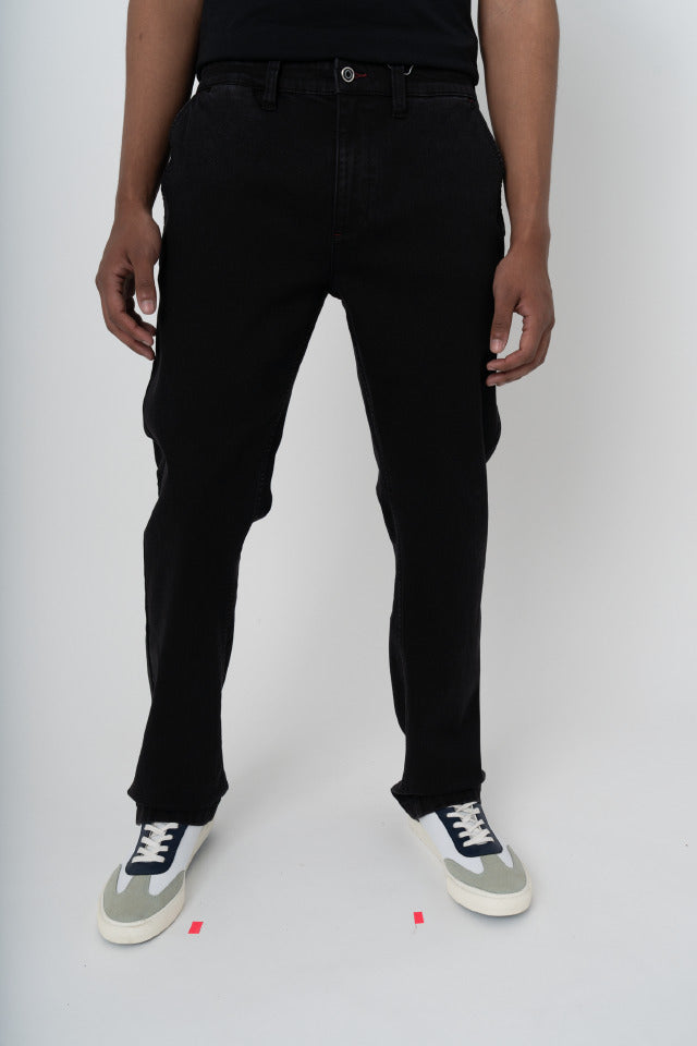 Polo Men" Quarter Slant Jeans Black