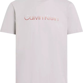 Calvin Klein T Shirt Raised Ombre Embroidery Dove (8021308932185)