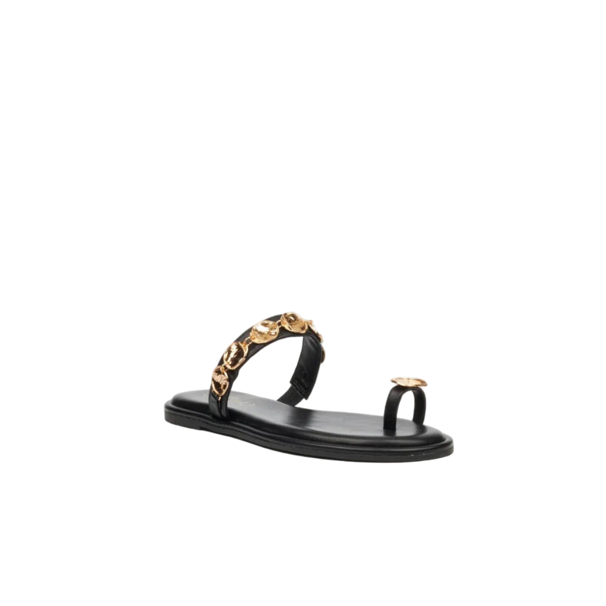 Miss Black Ladies' Kali 11 Flat Sandal - Black