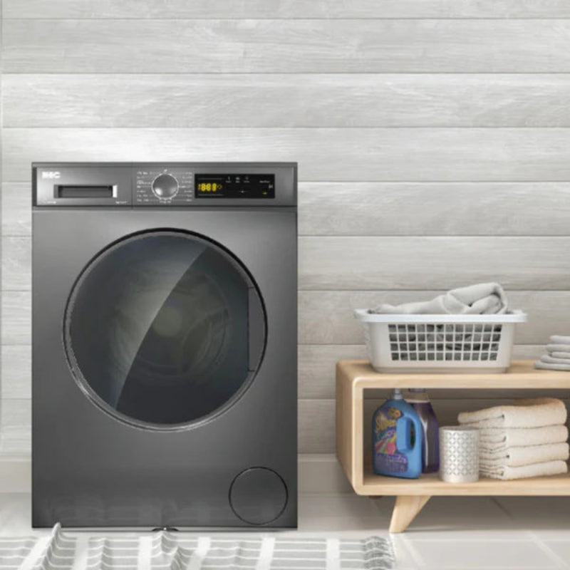 KIC 8kg Front Loader Washing Machine-Gray KFL812GR