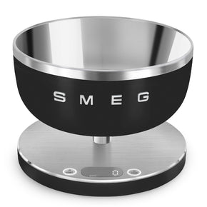 Smeg Digital Kitchen Scale Matt Collezione Aesthetic Black KSC01BLMWW
