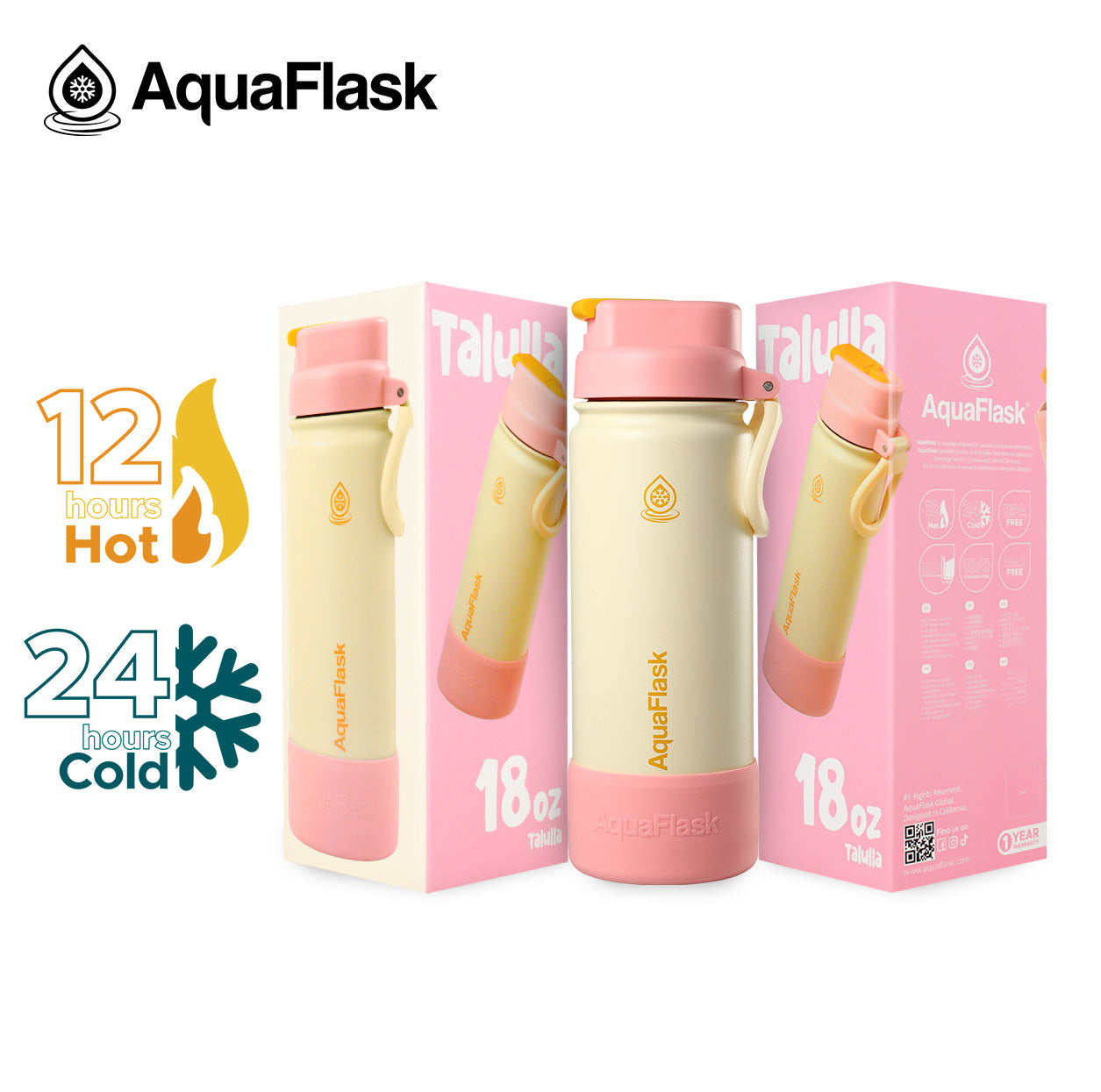 Aquaflask Kids Flipsip 532ml Flask Talulla AF-U177