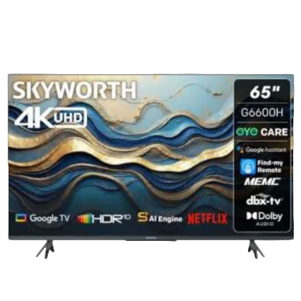 Skyworth 65"UHD Google Smart TV 65G660H - MHC World