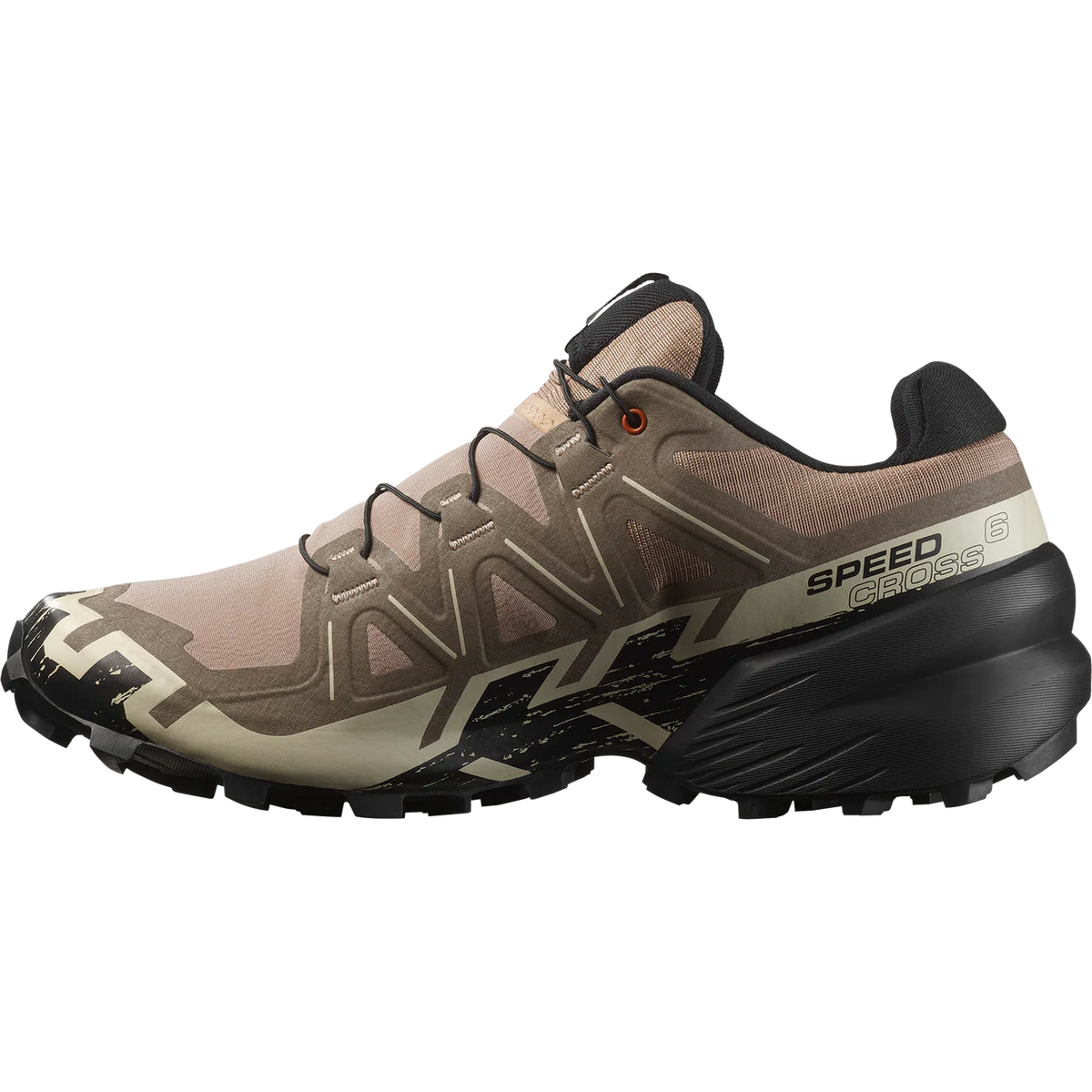 Salomon Speedcross 6 Mens Trail Running Shoes -Brown 478110