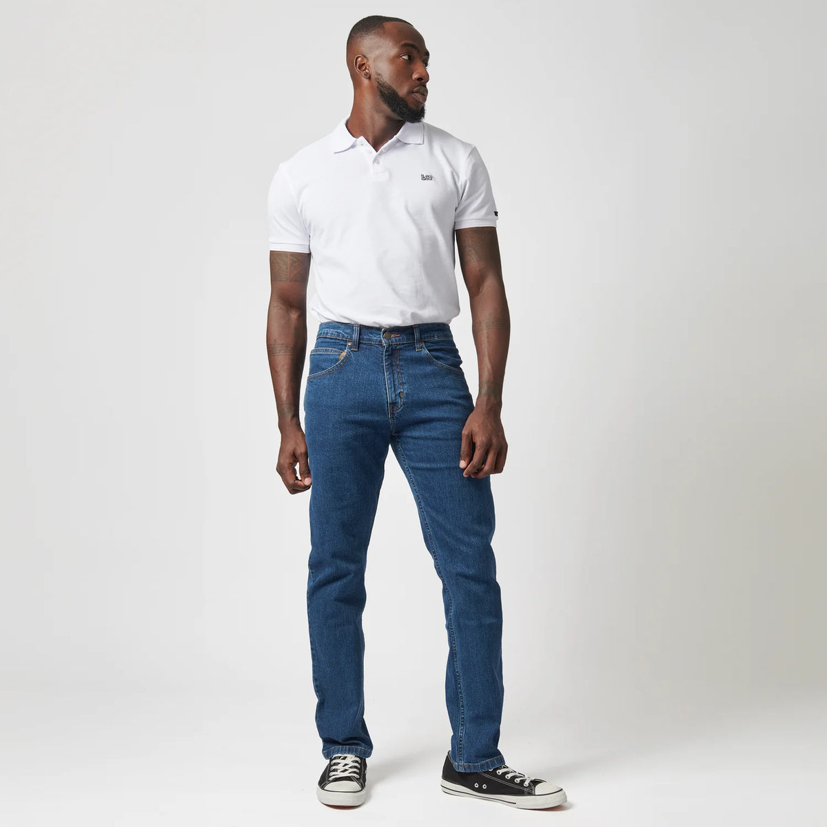 Lee Men's Brooklyn Stretch Denim Jean-Stonewash L812 4030