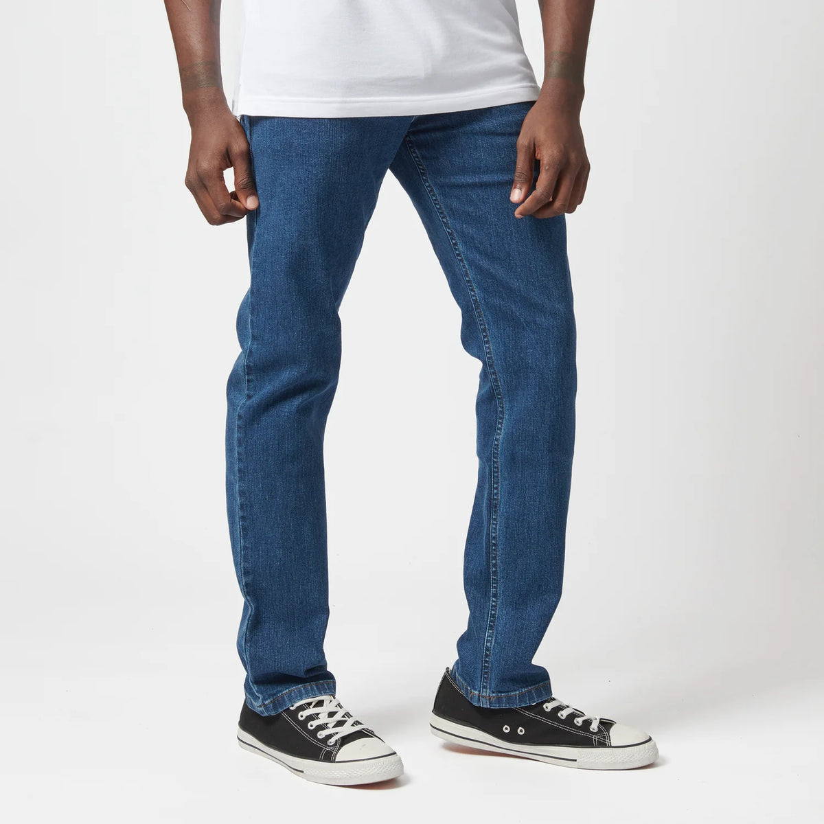 Lee Men's Brooklyn Stretch Denim Jean-Stonewash L812 4030