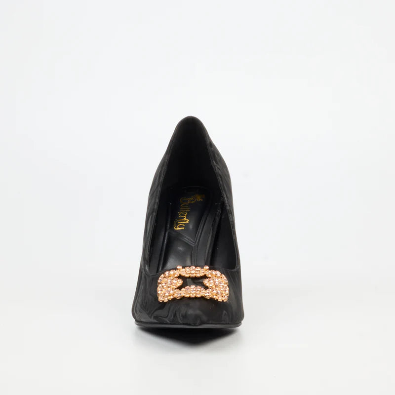 Butterfly Ladies Feet Lanelle 3 Court - Black