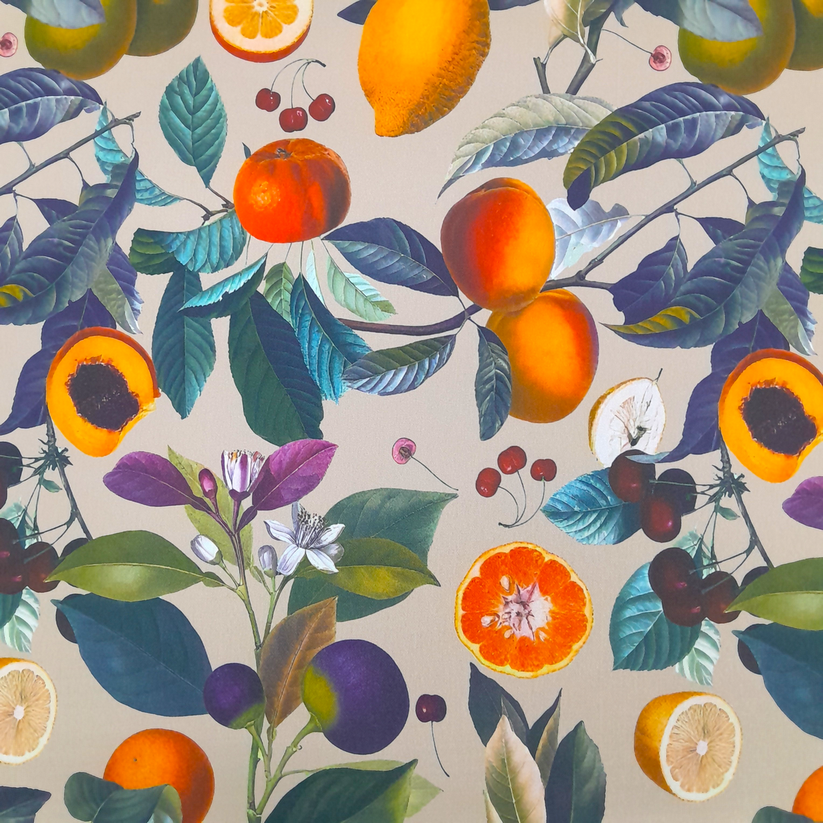 Printed Mini Matt 7322 Lemons 140 cm.