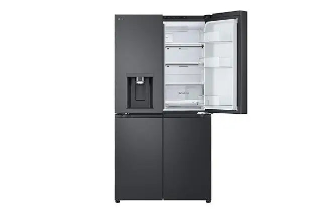 LG 561L Essence Black Steel Side-By-Side Fridge - GC-L24FFCFB