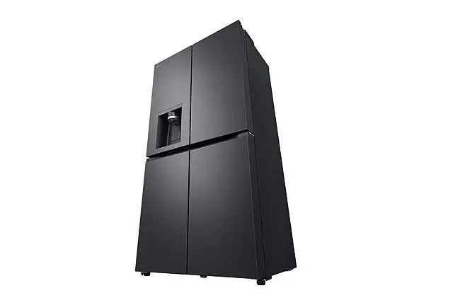LG 561L Essence Black Steel Side-By-Side Fridge - GC-L24FFCFB