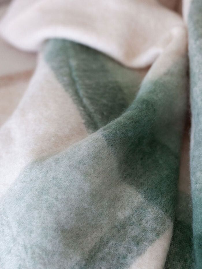 Linen House Embrace Throw 140x180cm Willow.