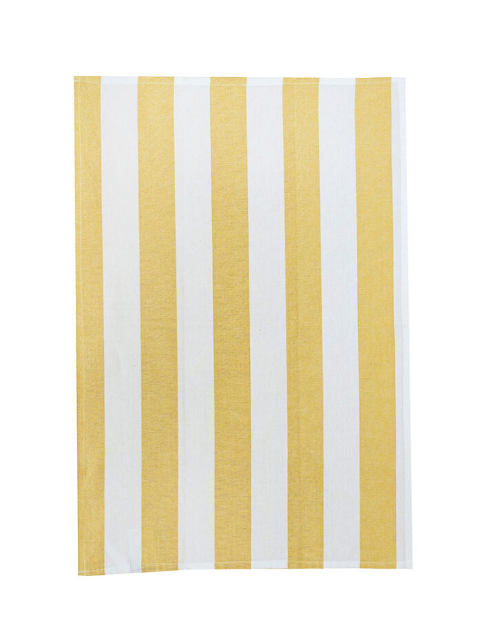 Linen House Revana Yellow 3 Pack Teatowels 50x75cm