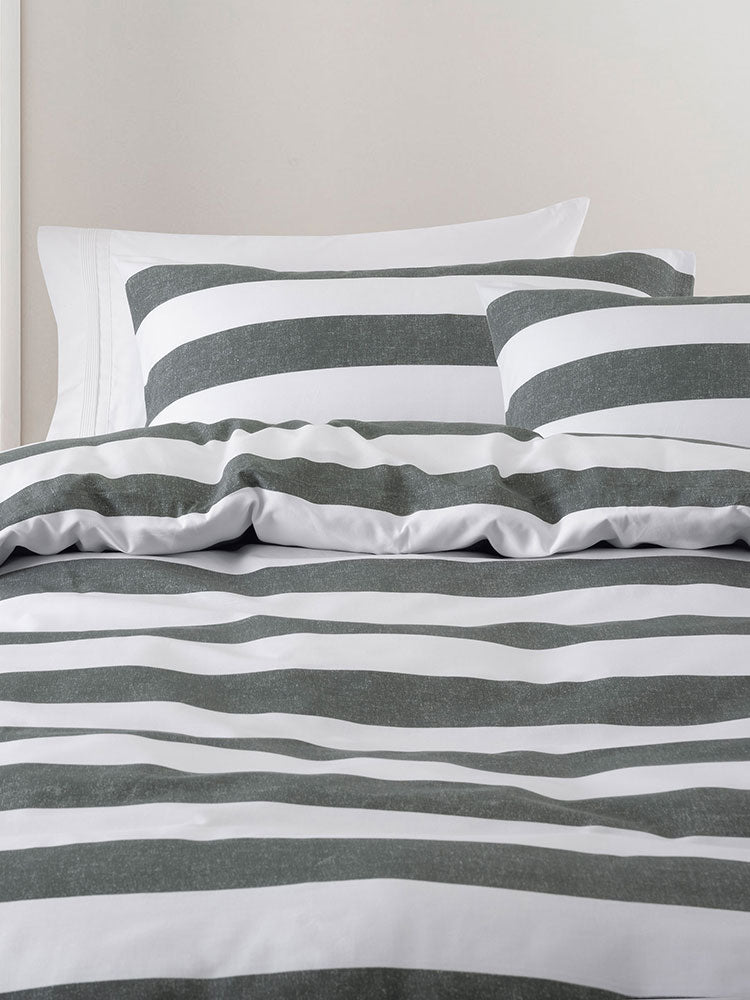 Linen House Sydney Carbon Duvet Cover Set