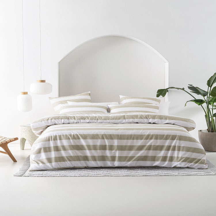 Linen House Sydney Stone Duvet Cover Set
