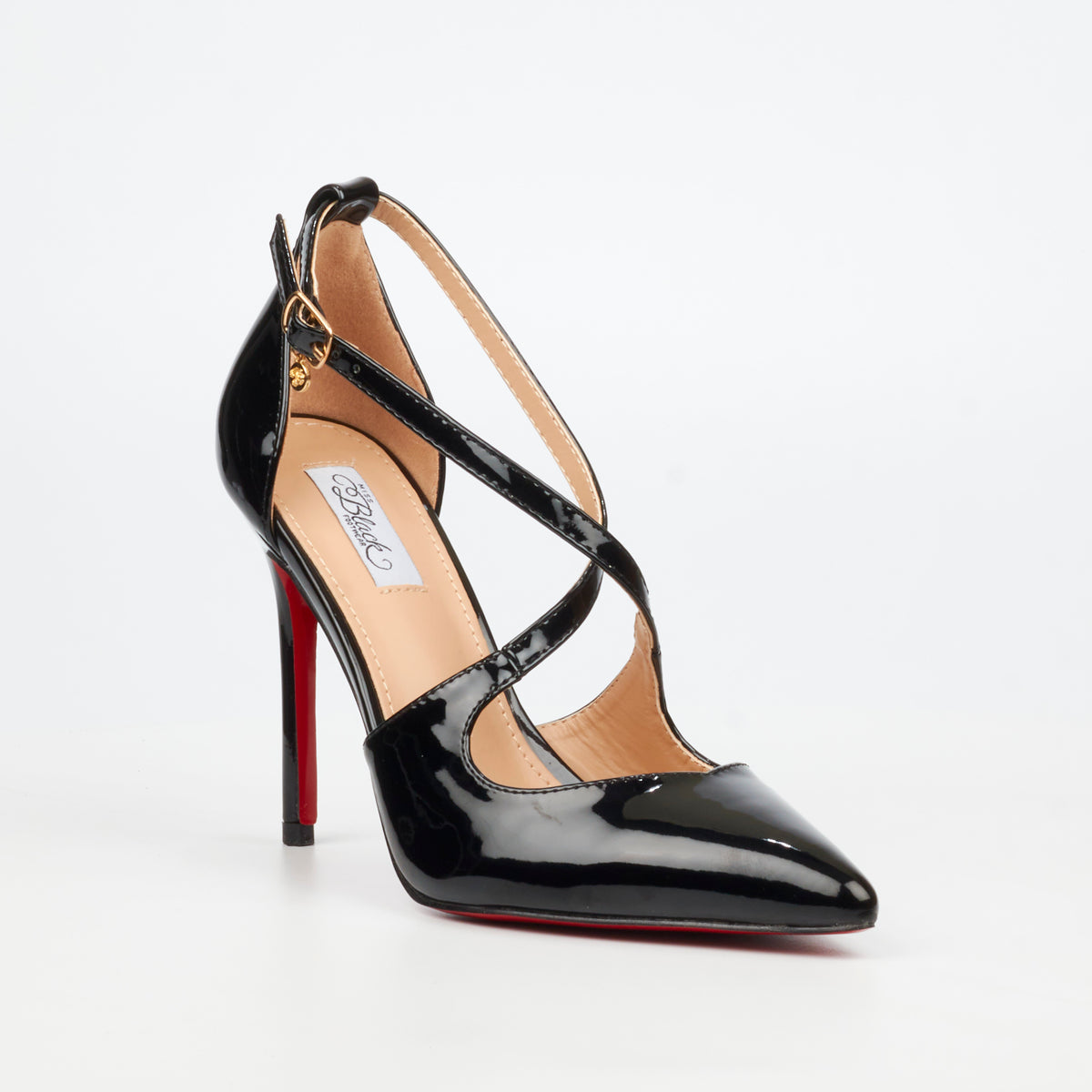 Miss Black Ladies Lola 77 Court-Black
