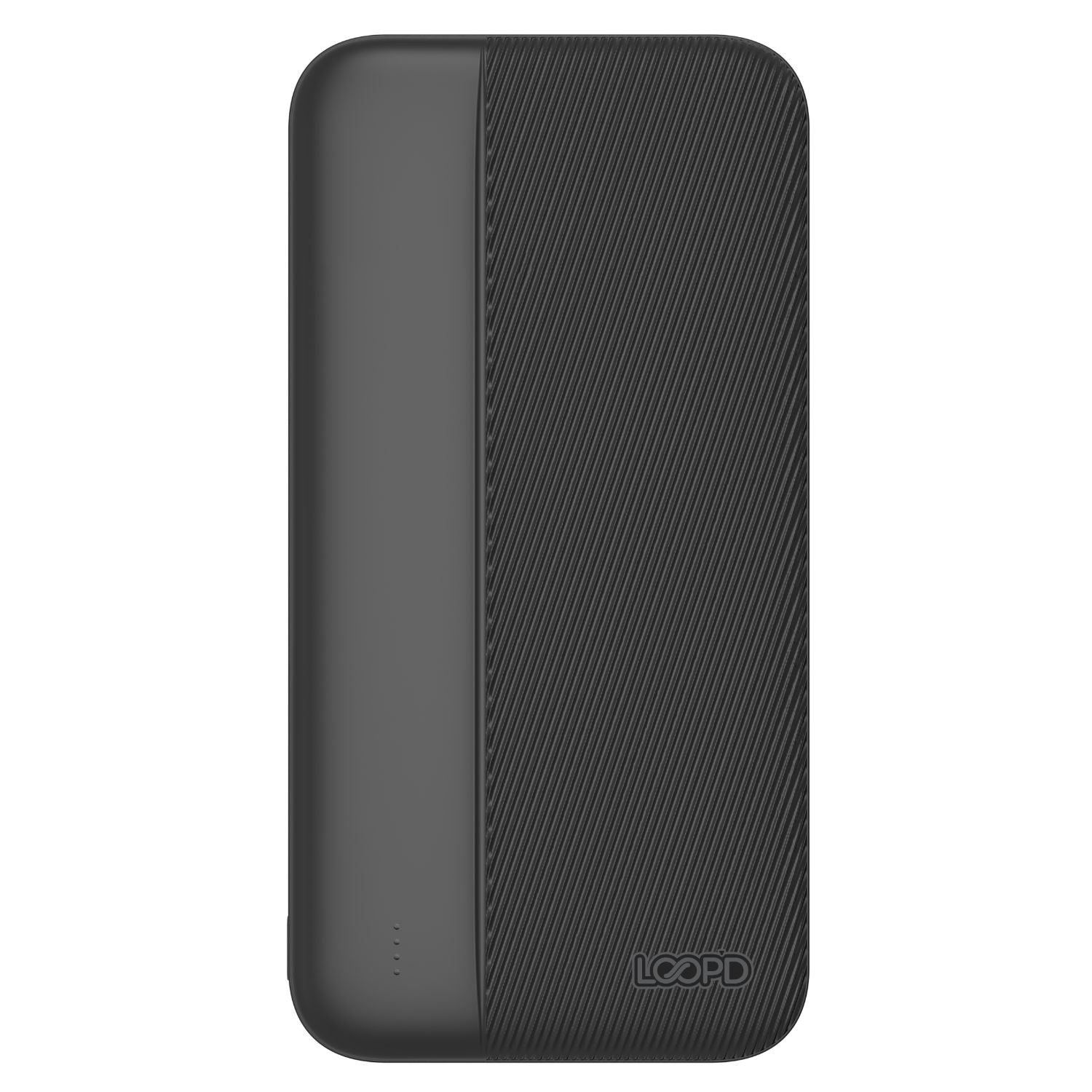 Loopd 10000mAh 4LED Powerbank - Black