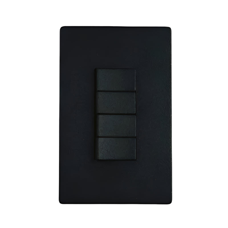 Switch 4Lever 1Way Black JOS42CVB4G2W (7948643041369)