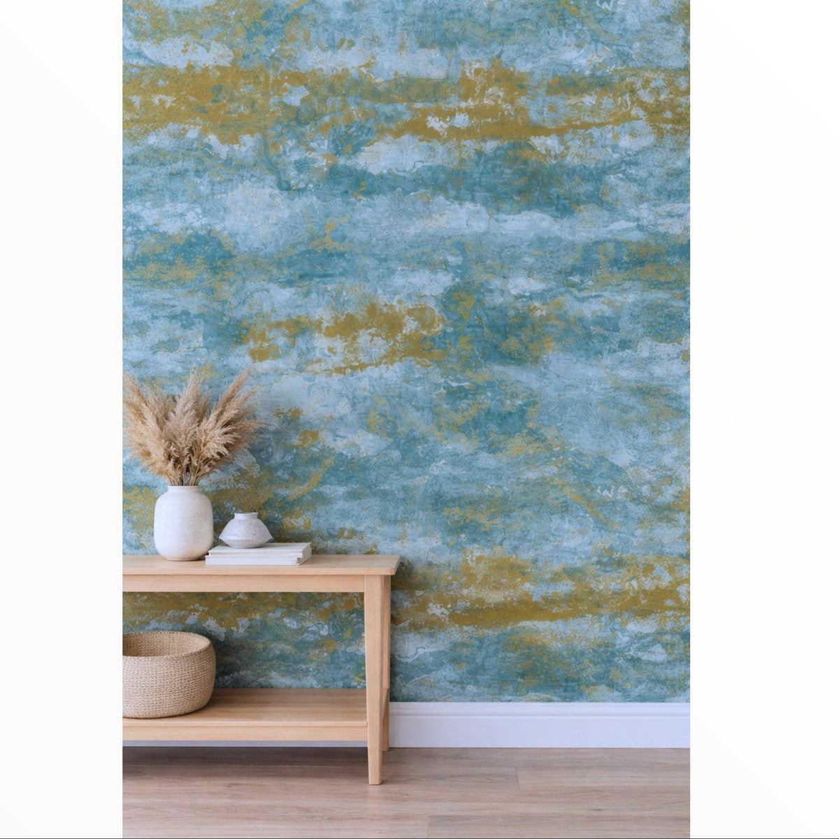 Luminance Blue Surf Wallpaper Roll 0.53m x 10.0m.