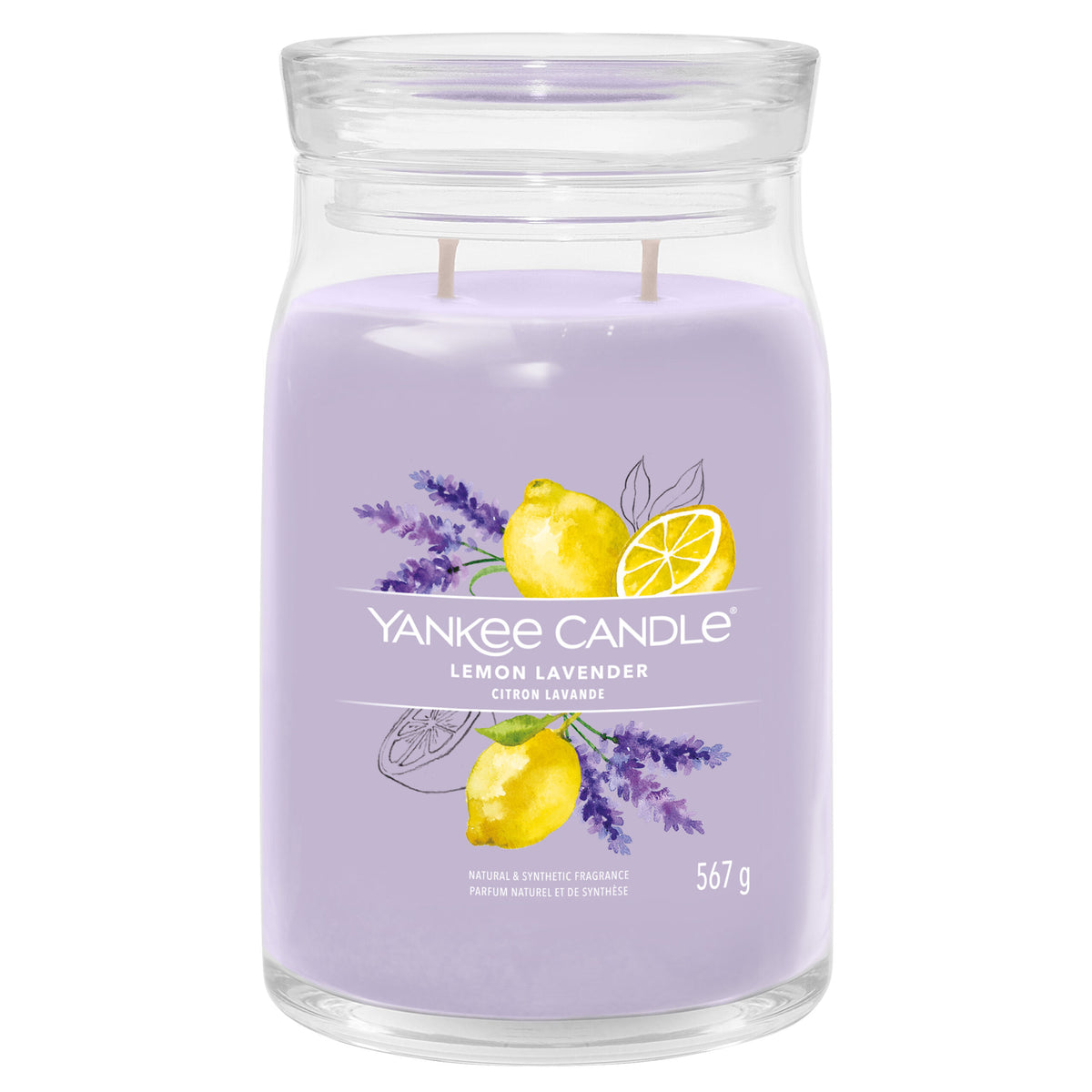 Yankee Candle Signature Large Jar Lemon Lavender 567g