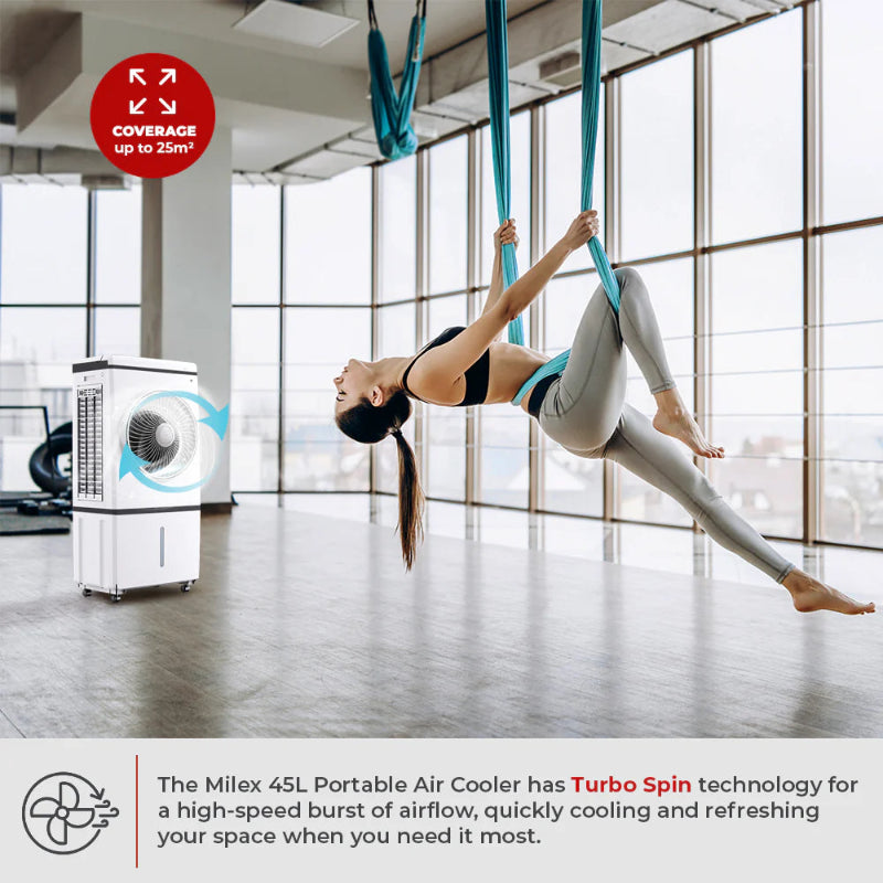 Milex 45L Portable Air Cooler MAC009 (8027708555353)