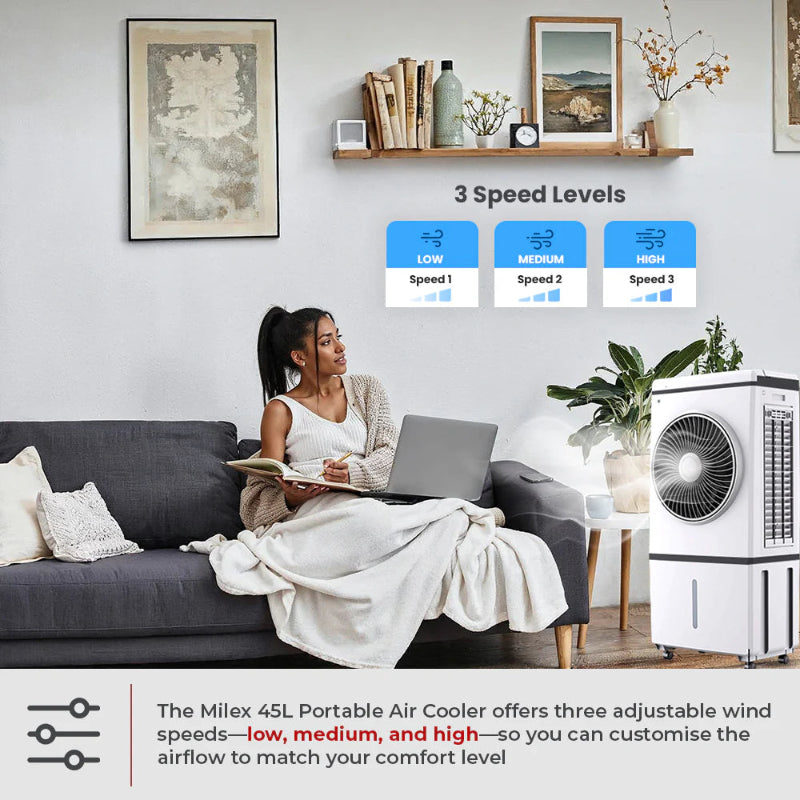 Milex 45L Portable Air Cooler MAC009 (8027708555353)